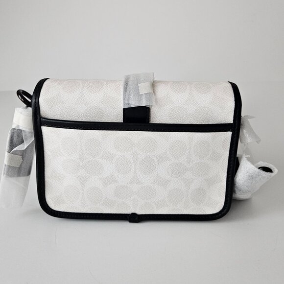 COACH league crossbody bag 19 in signature canvas - Picture 7 of 12